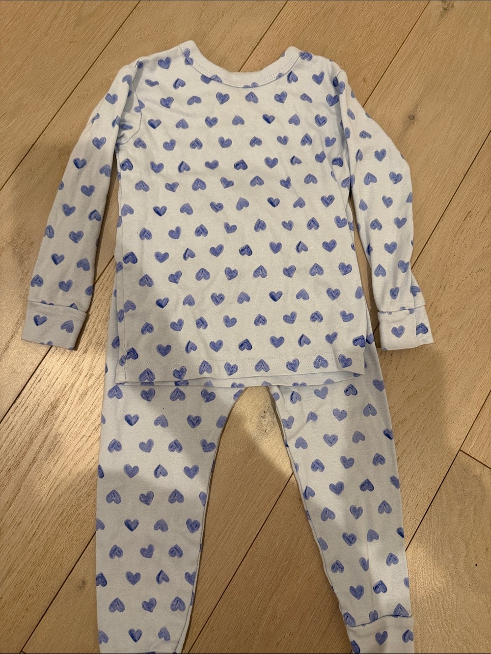 Baby Gap Blue Heart Pajamas